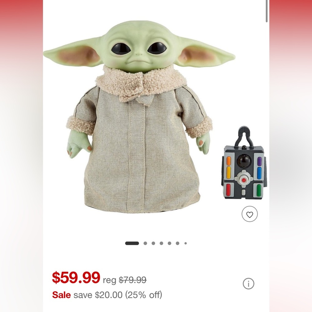 Mattel Star Wars The Mandalorian Grogu RC